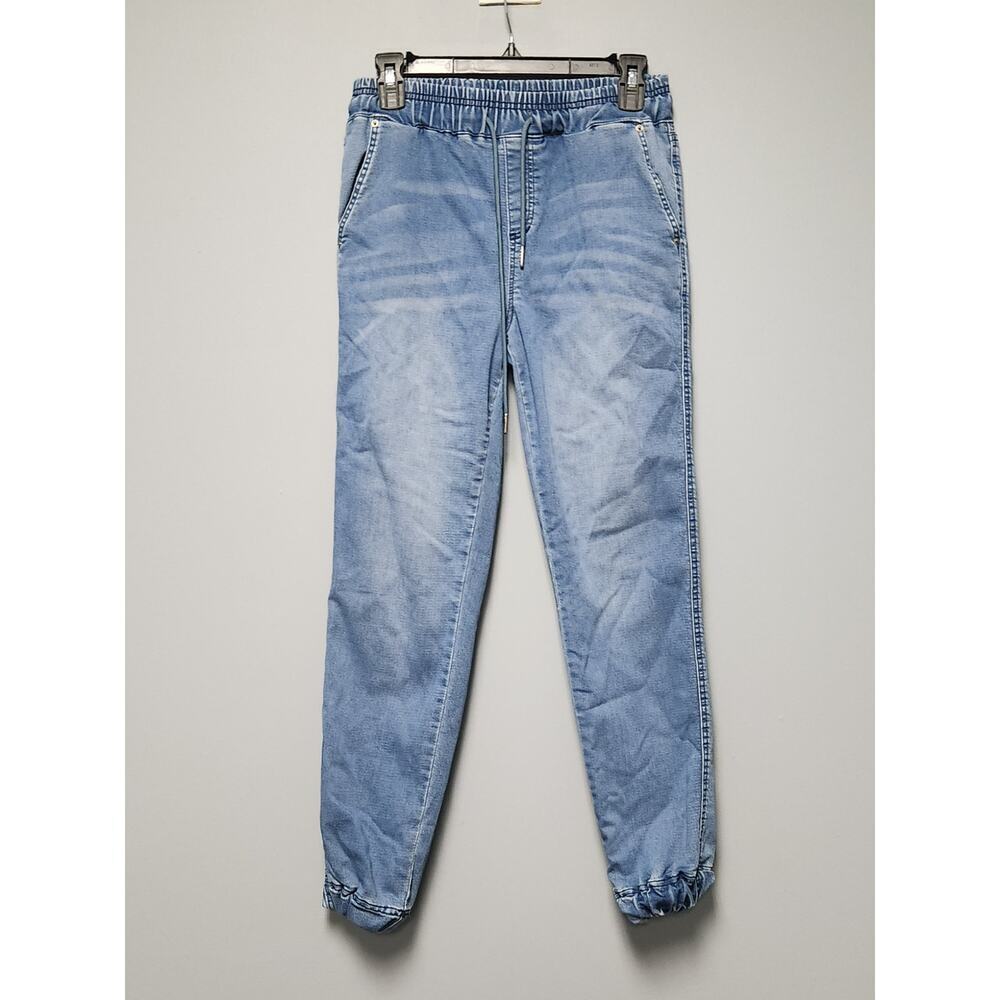 NWOT Fashion Nova Jean Women's XS Joggers Elastic Ankle High Rise